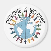 Iedereen is welkom magneet (Voorkant)