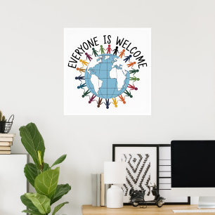 Iedereen is welkom poster