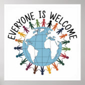 Iedereen is welkom poster (Voorkant)