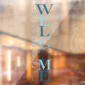 Iedereen is welkome winkeldecor raamsticker (Vel 2)