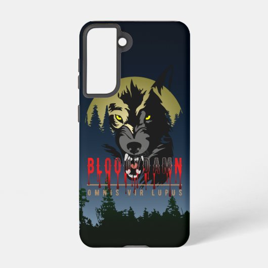 Iedereen is Wolf Samsung Galaxy Hoesje (Achterkant)