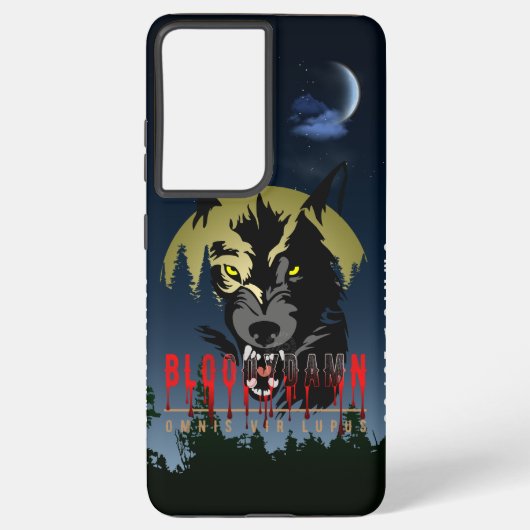Iedereen is Wolf Samsung Galaxy Hoesje (Achterkant)