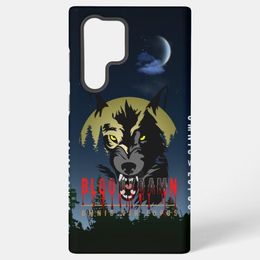 Iedereen is Wolf Samsung Galaxy Hoesje (Achterkant)