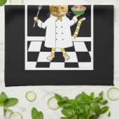 Iedereen kan Cook! All-Black keukenhanddoek (Gevouwen)