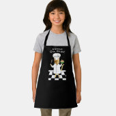 Iedereen kan Cook! Kinderen Black Kat Apron Schort (Insitu)