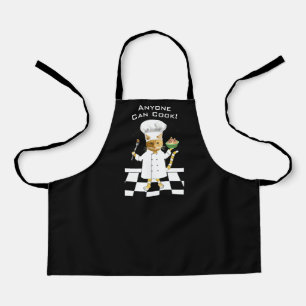Iedereen kan Cook! Kinderen Black Kat Apron Schort