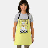 Iedereen kan Cook! Kinderen Geel Kat Apron Schort (Insitu)