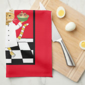 Iedereen kan Cook! Red Kitchen Towel Theedoek (Quarter Fold)