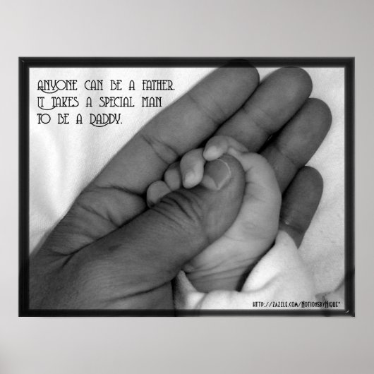 Iedereen kan een vader zijn poster (Voorkant)