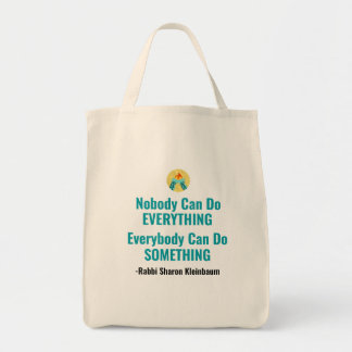 “Iedereen kan iets doen” Boodschappentas Tote Bag