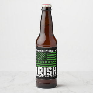 Iedereen kan niet Iers zijn, iemand moet rijden Bier Etiket