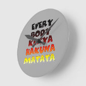 Iedereen Kenia Hakuna Matata Ronde Klok (Hoek)