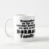 Iedereen kent een grappig gezegde koffiemok (Links)