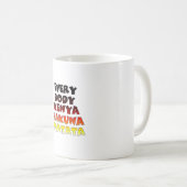 Iedereen Kenya Hakuna Matata Koffiemok (Voorkant rechts)