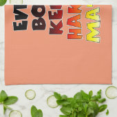 Iedereen Kenya Hakuna Matata Theedoek (Gevouwen)