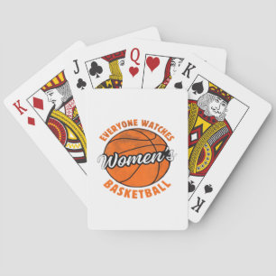 Iedereen kijkt naar Women's Sports Classic Pokerkaarten