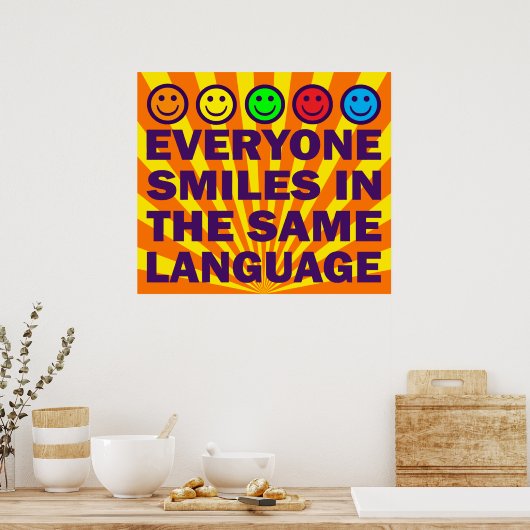 IEDEREEN KLEINE POSTER (Keuken)