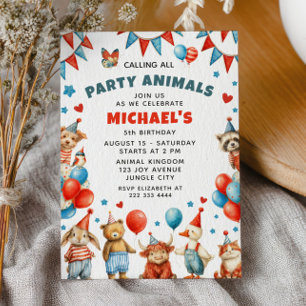 Iedereen Komen Feestbeesten Dierenpark Kinderen Ve Kaart