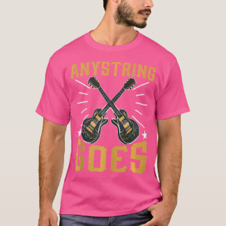 Iedereen krijgt akoestische gitaar t-shirt