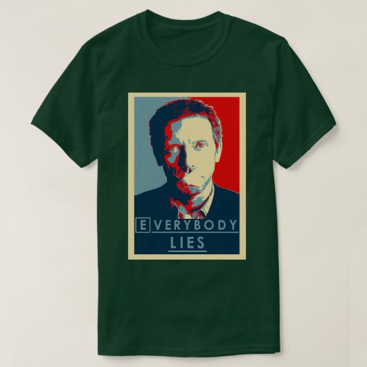 Iedereen liegt 3 t-shirt (Design voorkant)