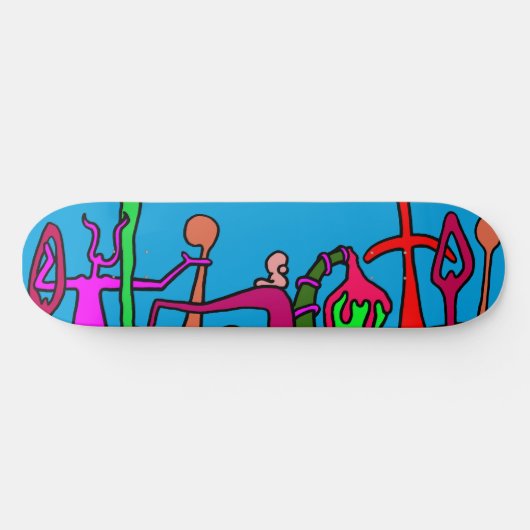 IEDEREEN LUISTER! PERSOONLIJK SKATEBOARD (Horizontaal)