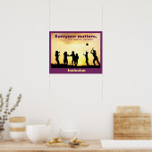 Iedereen maakt afdrukken poster (Keuken)