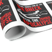 Iedereen maakt zich gek op de Zombie-aanval van de Cadeaupapier (Rol Hoek)