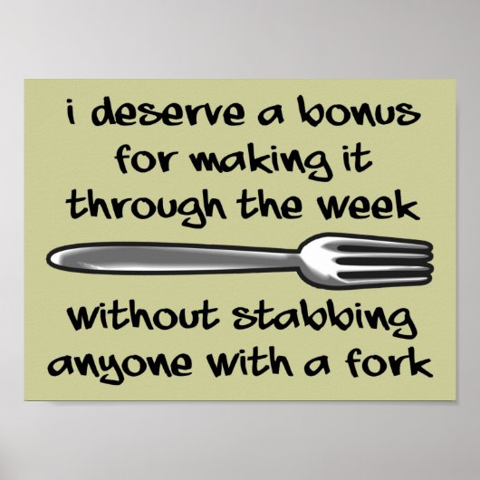 Iedereen met een Poster van een vorkschimmeltje st (Voorkant)