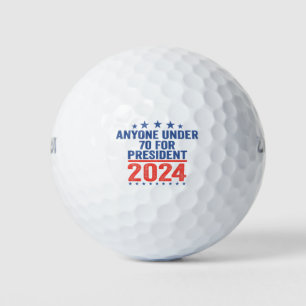Iedereen onder de 70 voor president 2024 Grappige Golfballen