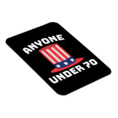 Iedereen Onder de 70 voor US President 2024 Grappi Magneet (Rechterzijde)