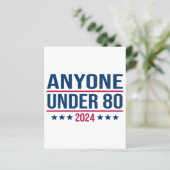 Iedereen onder de 80 2024 Grappig President (Staand voorkant)