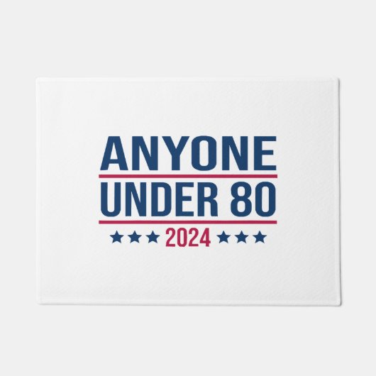 Iedereen onder de 80 2024 Grappig President Deurmat (Voorkant)