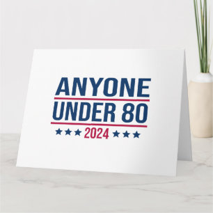 Iedereen onder de 80 2024 Grappig President Kaart