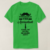 Iedereen onthult dat de Acoountnat hier is grappig T-shirt (Design voorkant)