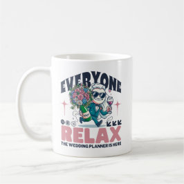 Iedereen ontspant koffiemok