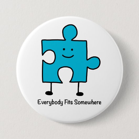 Iedereen past ergens bij Button (Voorkant)