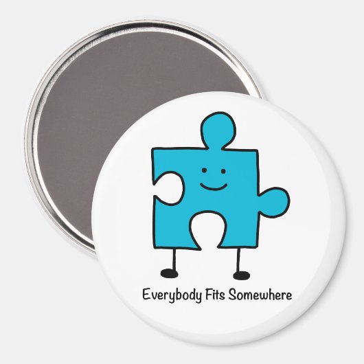 Iedereen past ergens bij Magnet (Voorkant / Achterkant)