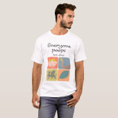 Iedereen poost maar elves t-shirt (Voorkant volledig)