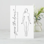 IEDEREEN raden het Vrijgezellenfeest spel. Kaart (Staand voorkant)