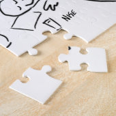 Iedereen slaapt op een conferentie over energiebes legpuzzel (Zijkant)