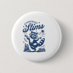 Iedereen stimuleert speciaal onderwijs leraar auti ronde button 5,7 cm