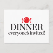 Iedereen uitgenodigd uitnodiging briefkaart (Voorkant)