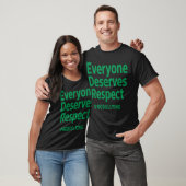 Iedereen Verdient Respect T-shirt (Unisex)