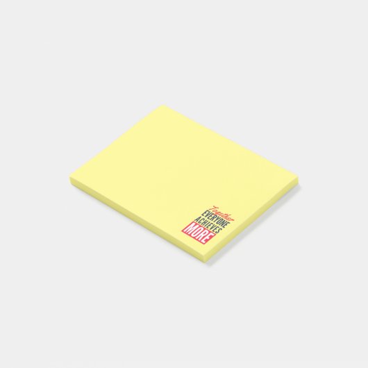 Iedereen verenigt meer teamwerk Kantoor Post-it® Notes (Schuin)