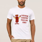 IEDEREEN VERWIJDERT HUN EIGEN ROBOT T-SHIRT (Voorkant)