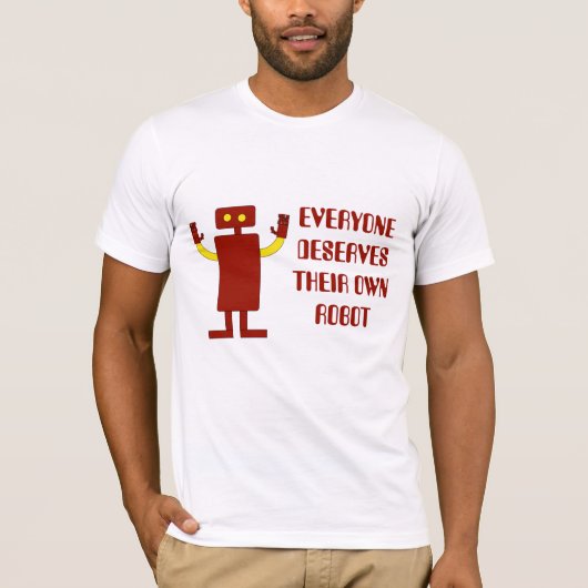 IEDEREEN VERWIJDERT HUN EIGEN ROBOT T-SHIRT (Voorkant)
