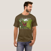 Iedereen Vogue Juvenile Summer Tanager Birder T-shirt (Voorkant volledig)