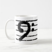 Iedereen volgt de Bass Player Koffiemok (Links)