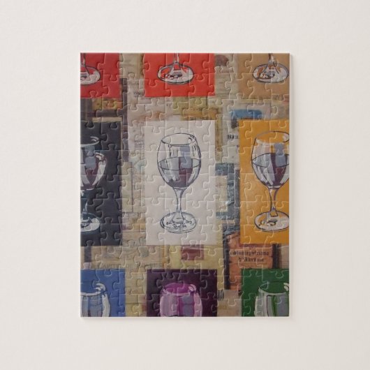 iedereen voor een glas legpuzzel (Verticaal)