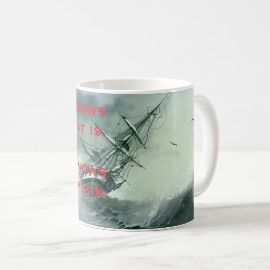 Iedereen weet dat de boot Lyric 2 lekt Koffiemok (Voorkant rechts)